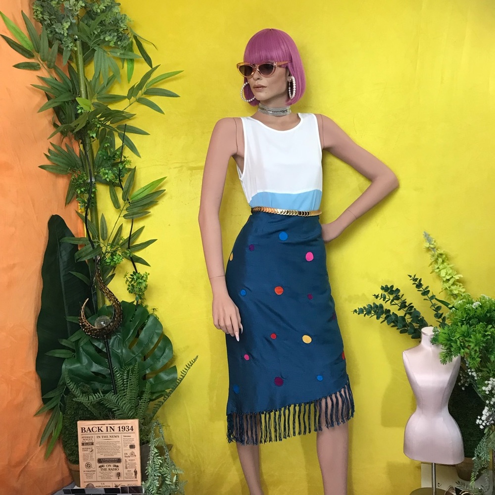 Tracy M. polka dot SKIRT